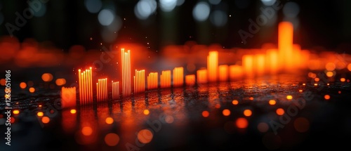 Abstract Fire Visuals. photo