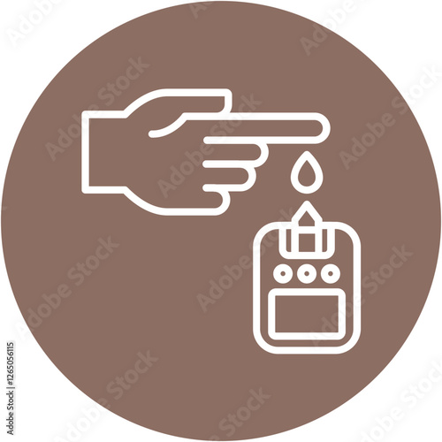 Blood Sugar Test Icon
