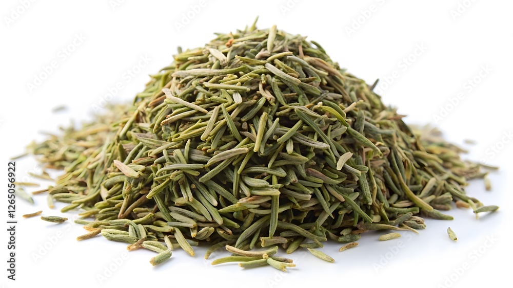 Dried Rosemary Herb Pile Dried Rosemary Herb Pile
