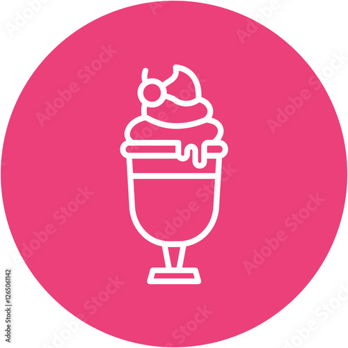 Ice Cream Sundae Icon