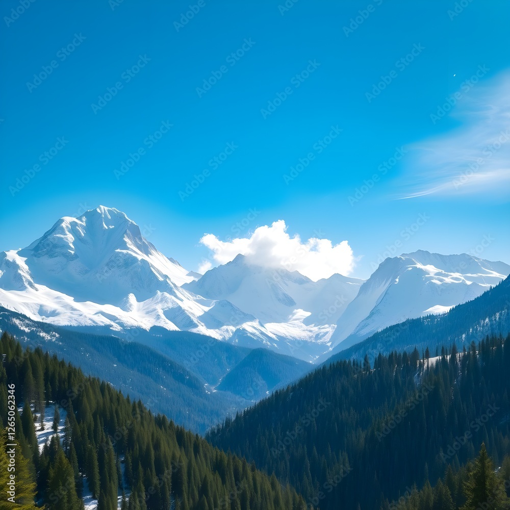 Obraz premium Picos nevados