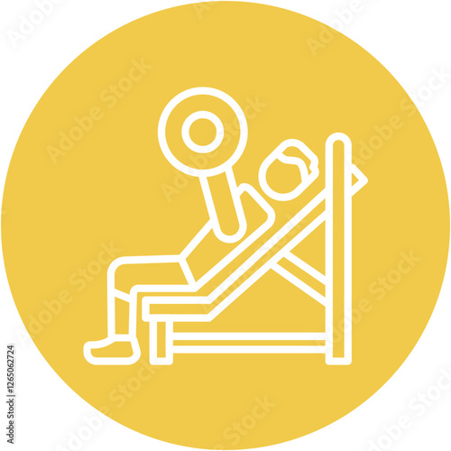 Incline Bench Press Icon