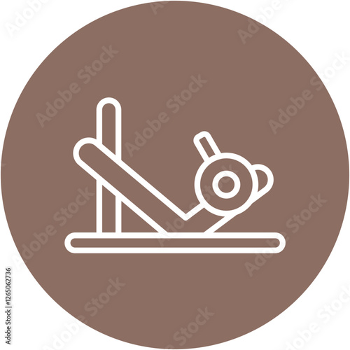 Leg Press Icon