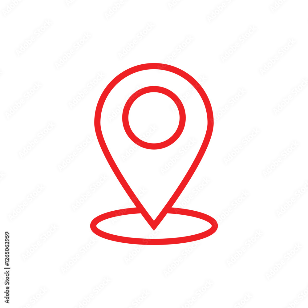 Vector illustration of gps map icon pointer and navigation Vector illustration of gps map icon pointer and navigation
