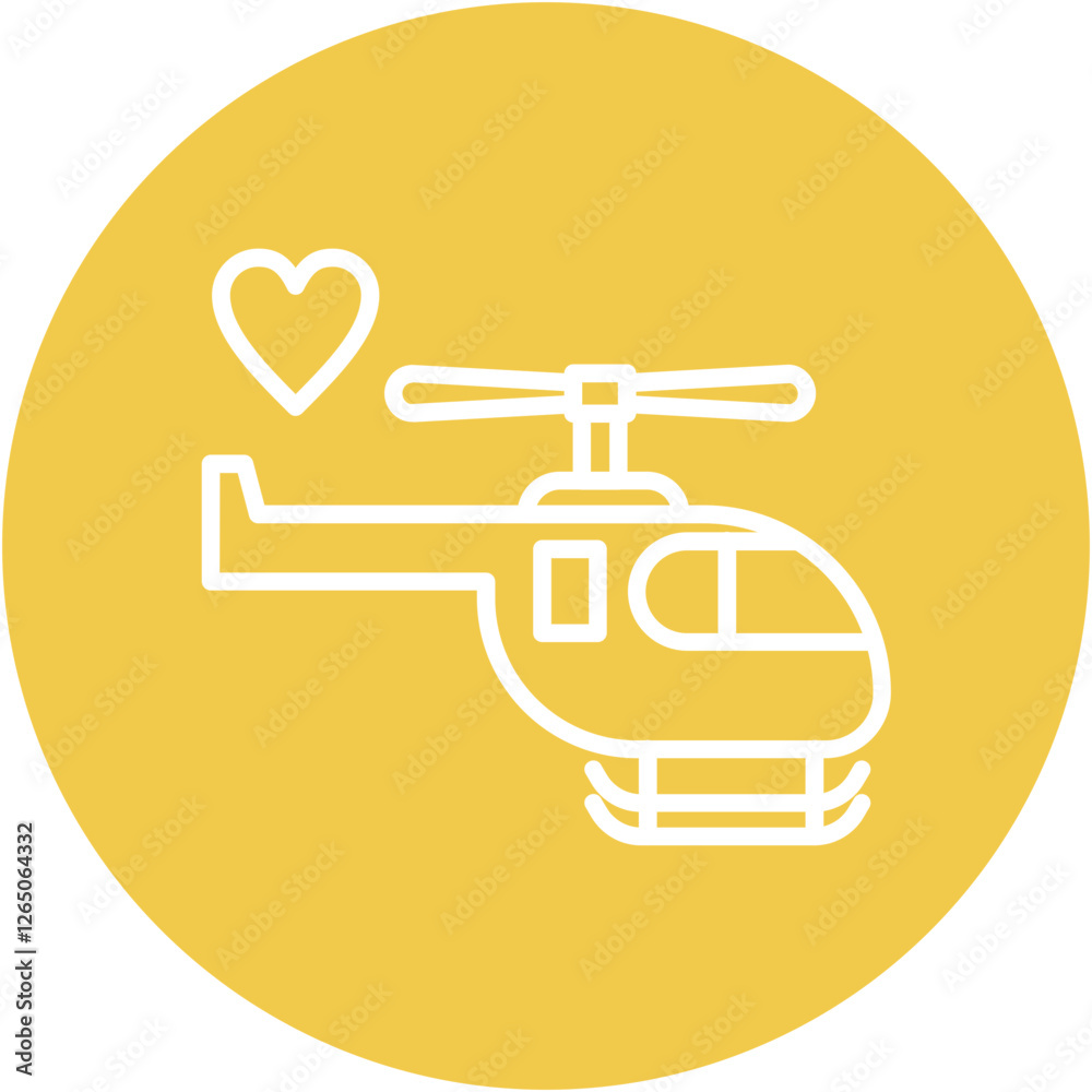 Helicopter Ride Icon