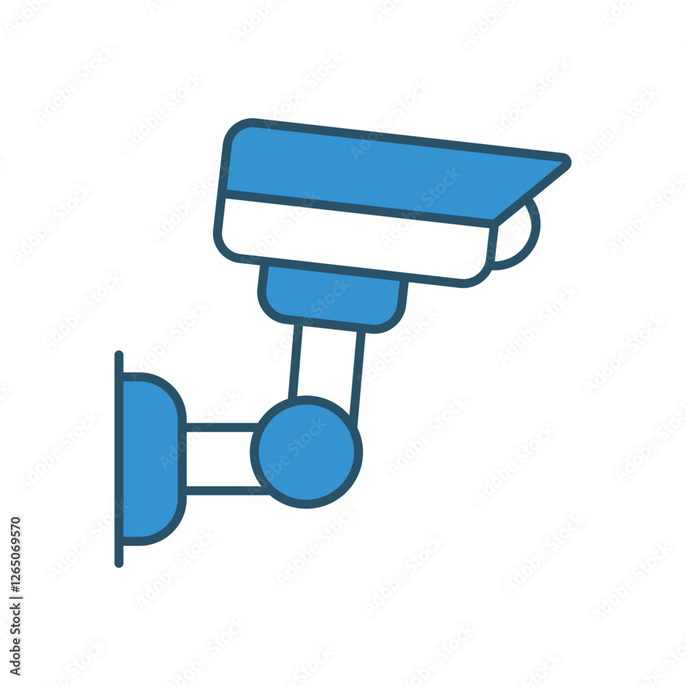 Cctv vector icon stock illustration Cctv vector icon stock illustration