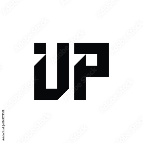 Free Download VP monogram logo design letter text name symbol monochrome logotype alphabet character simple logo - GFXLoad