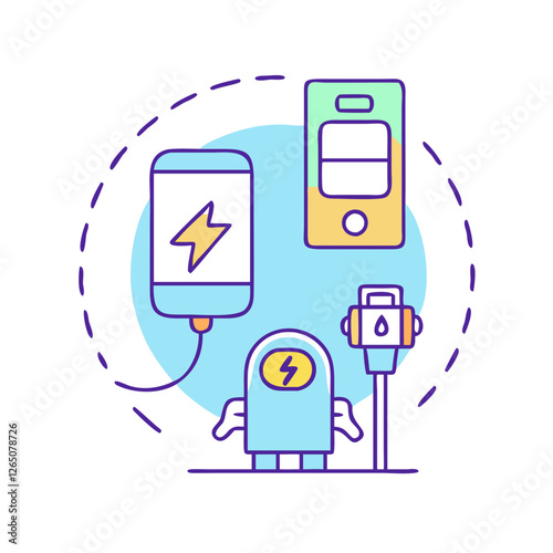 charging station icon, charging station vector illustration-simple illustration of charging station, perfect for charging station logos and icons