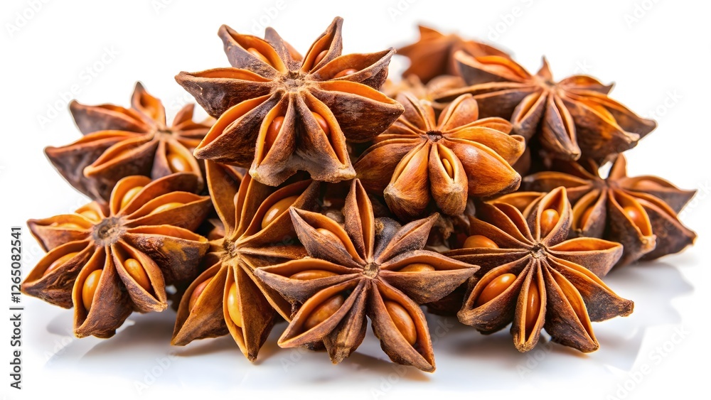 Star Anise Spice Pile Star Anise Spice Pile