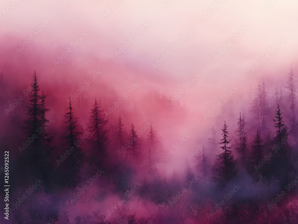 A serene painting of a misty forest at dawn with soft pastels and mood lighting, evoking calm and mystery. Ideal as wall art for coffee shops, spas, or meditation spaces, creating a peaceful ambiance. A serene painting of a misty forest at dawn with soft pastels and mood lighting, evoking calm and mystery. Ideal as wall art for coffee shops, spas, or meditation spaces, creating a peaceful ambiance.