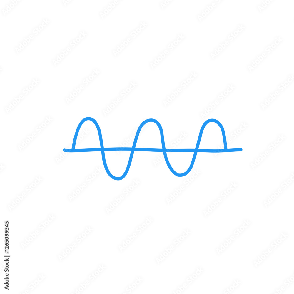 Fototapeta premium sound wave lines