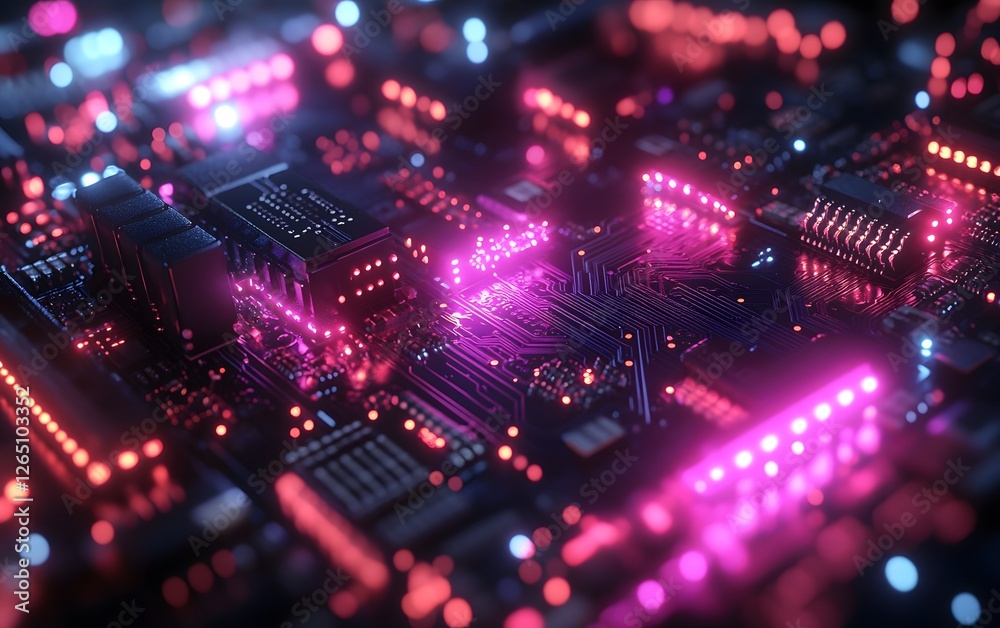 Fototapeta premium abstract background with lights