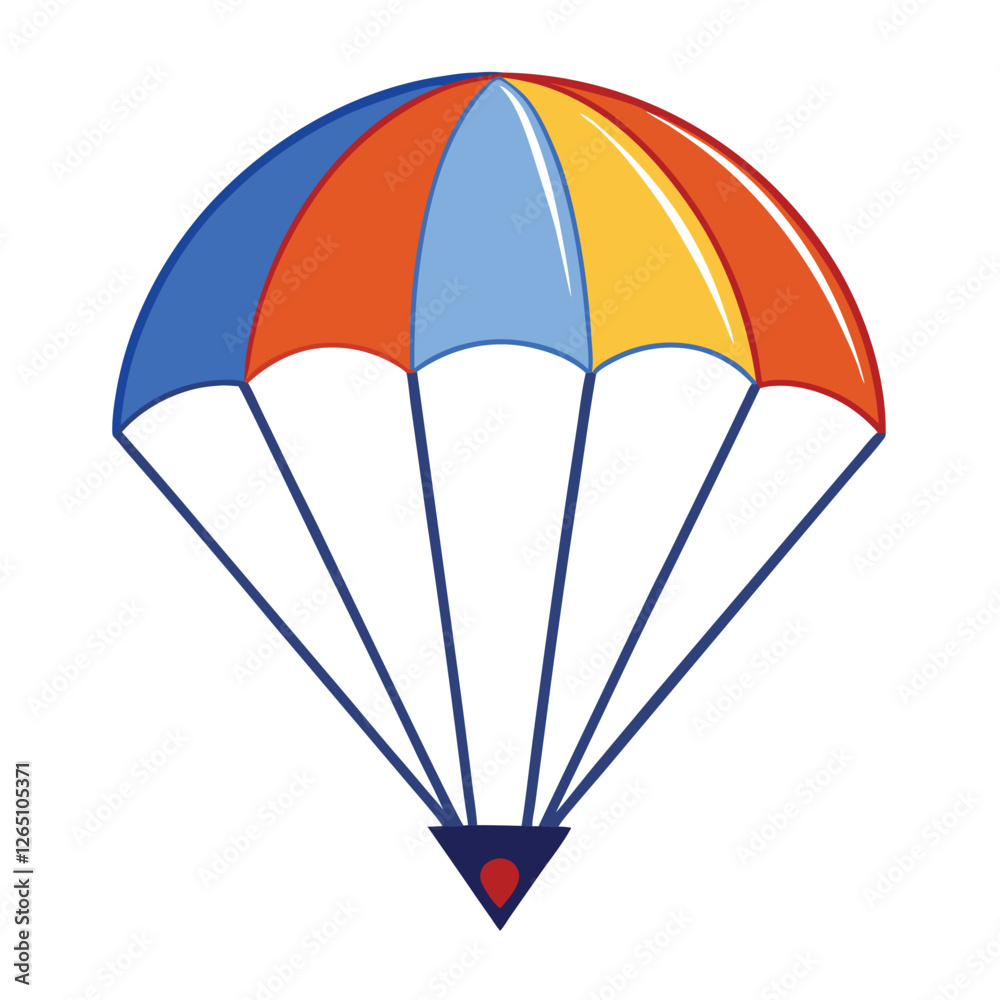 Obraz premium parachute vector