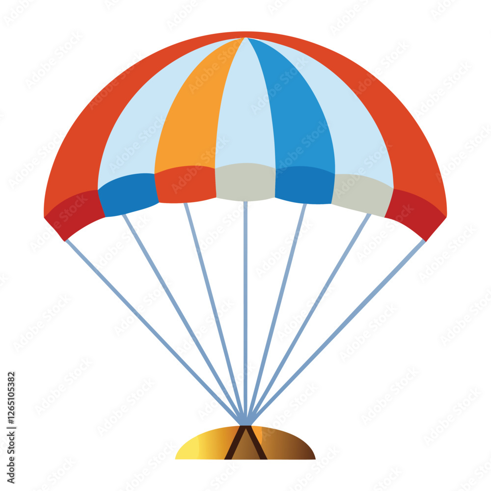 Obraz premium parachute vector