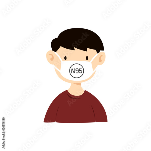 air pollution with dust PM2.5 concept