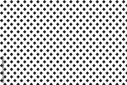 Black and white square pattern . Abstract square background . Vector illustration