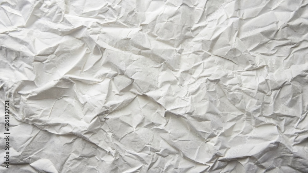 Obraz premium wrinkled white paper background