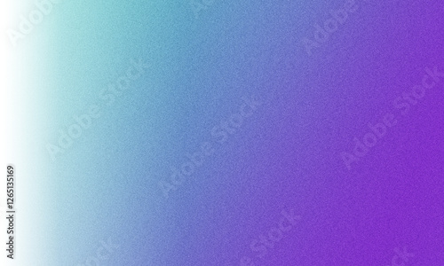 Blue and purple color gradient abstract background. Grunge noise or grain texture with transparent or white cutout