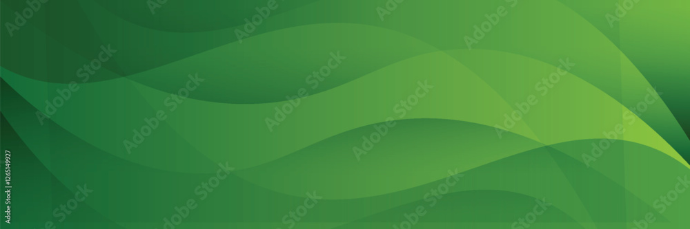 Abstract green wavy background. Vector Abstract green wavy background. Vector