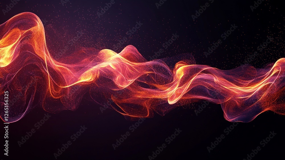 Obraz premium Generative AI, an abstract background image with a fluid movement effect