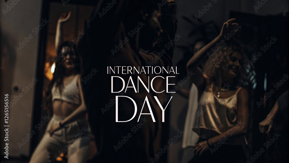 The setting is possibly a celebration or gathering, highlighted by text that reads The setting is possibly a celebration or gathering, highlighted by text that reads