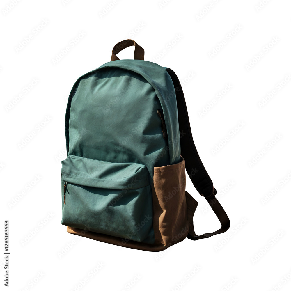 Naklejka premium Backpack on transparent background
