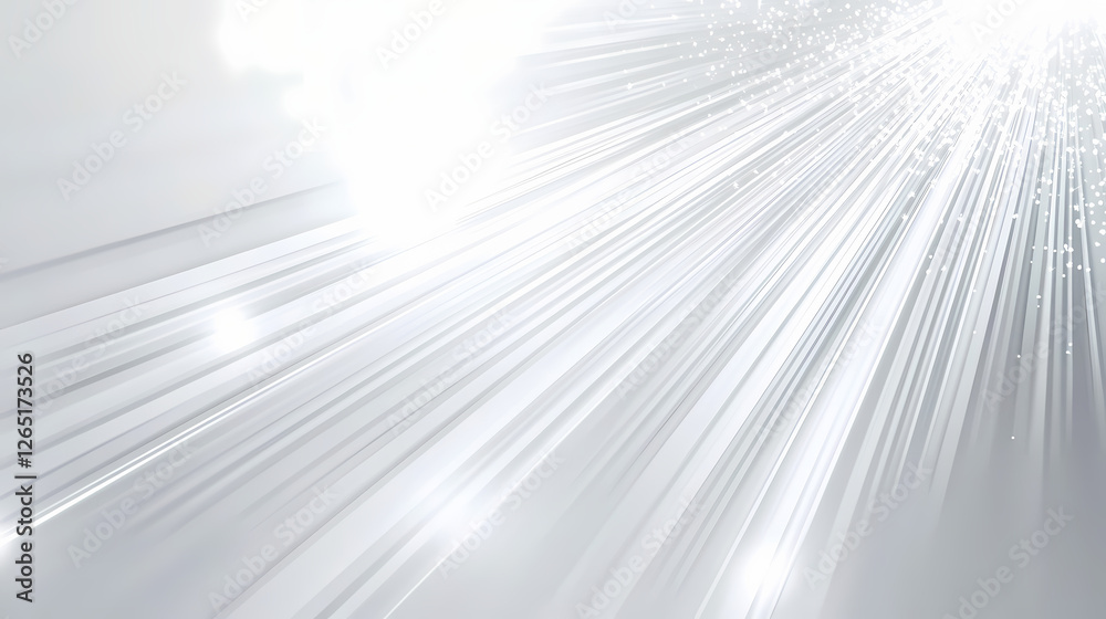 Abstract white background with blurred light lines and rays, a 3D rendering illustration of a futuristic design for a technology concept Abstract white background with blurred light lines and rays, a 3D rendering illustration of a futuristic design for a technology concept