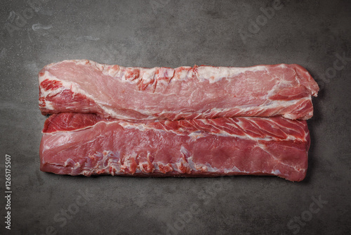Photos of pork cuts used in butcher shop menus