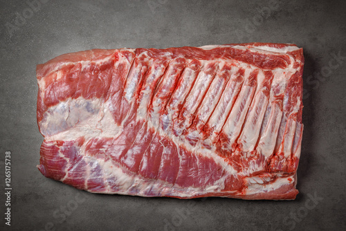 Photos of pork cuts used in butcher shop menus