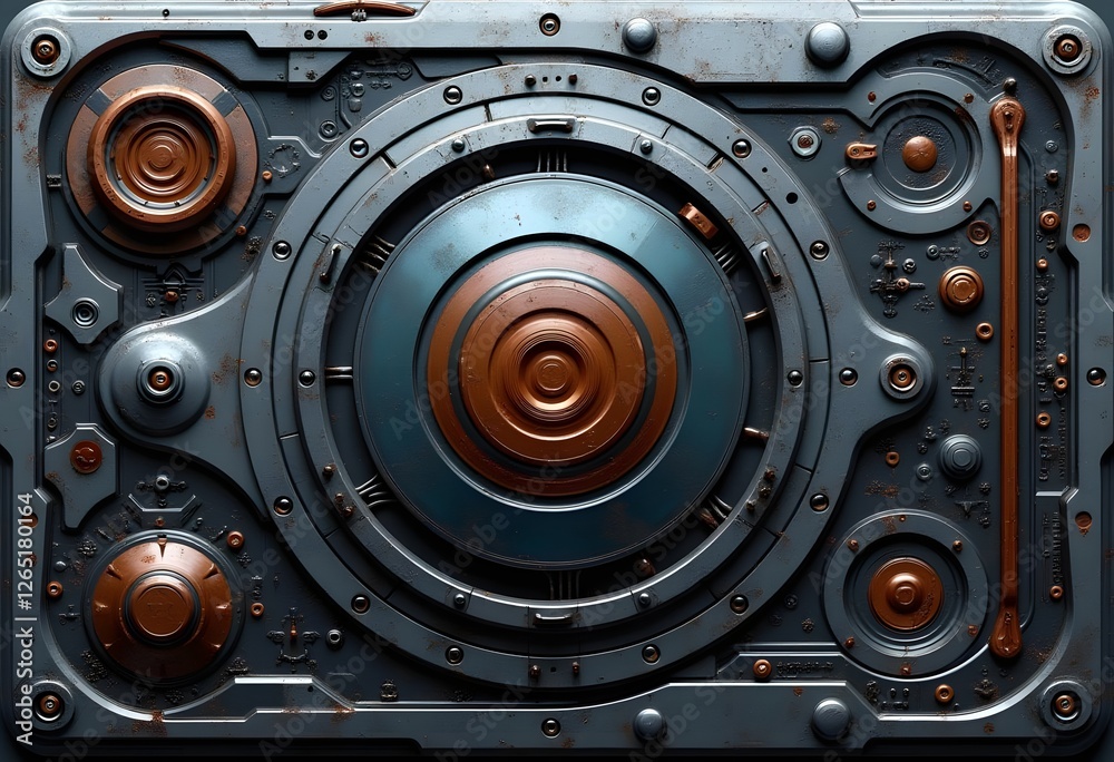 Stylized of a steampunk mechanical
Stylized of a steampunk mechanical