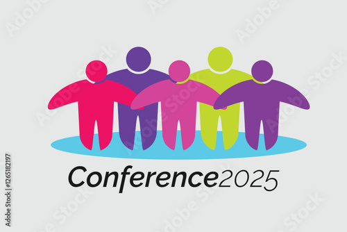 Colorful Logo Template for Conference or Youth Summit