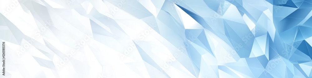 Fototapeta premium Abstract Light Blue Connected Mesh Background, Polygonal Network With Bright Vibrant Colors