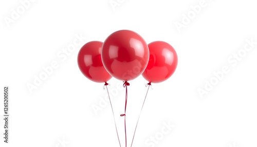 Maroon fresh ballon on white background transparent