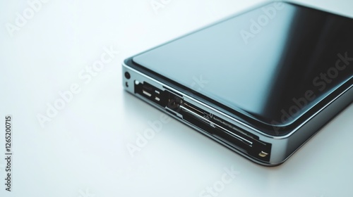 Wallpaper Mural External hard drive on white background; data storage (1) Torontodigital.ca