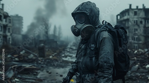 a man returns to a city destroyed after the war