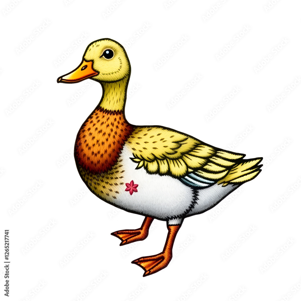 Obraz premium duck isolated on white