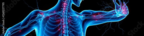 Nervous system, spasms, x-ray medical