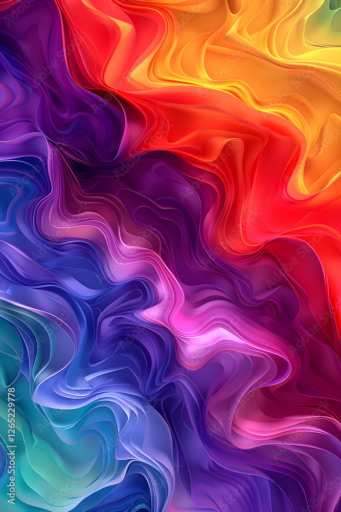 Mesmerizing Rainbow Gradient - A Fluid Blend of Colors Evoking Harmony and Serenity, Perfect for Creative Inspiration Mesmerizing Rainbow Gradient - A Fluid Blend of Colors Evoking Harmony and Serenity, Perfect for Creative Inspiration