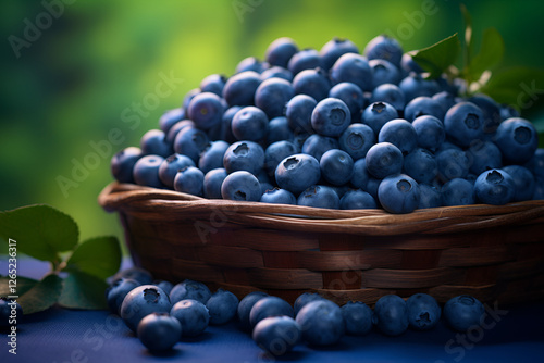 Wallpaper Mural Fresh Blueberries in AI Digital Art Torontodigital.ca