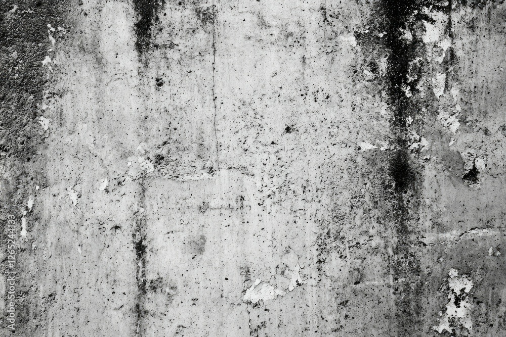 Fototapeta premium Textured concrete wall with visible seams. AI generated