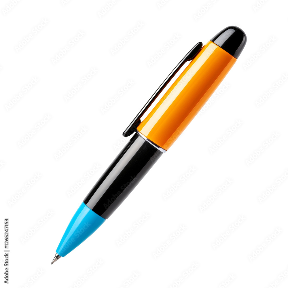 Vibrant pen for writing and creativity.