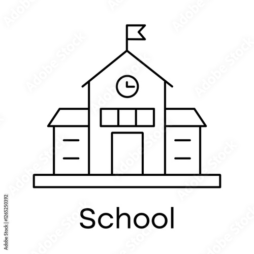 School – Institution Representing Education and Learning