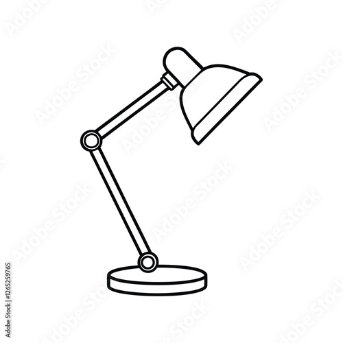 a simple functional desk lamp.