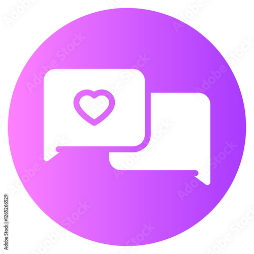 chatting app gradient icon