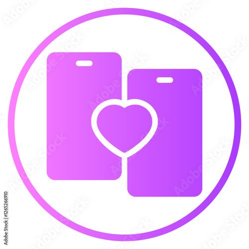 dating app gradient icon