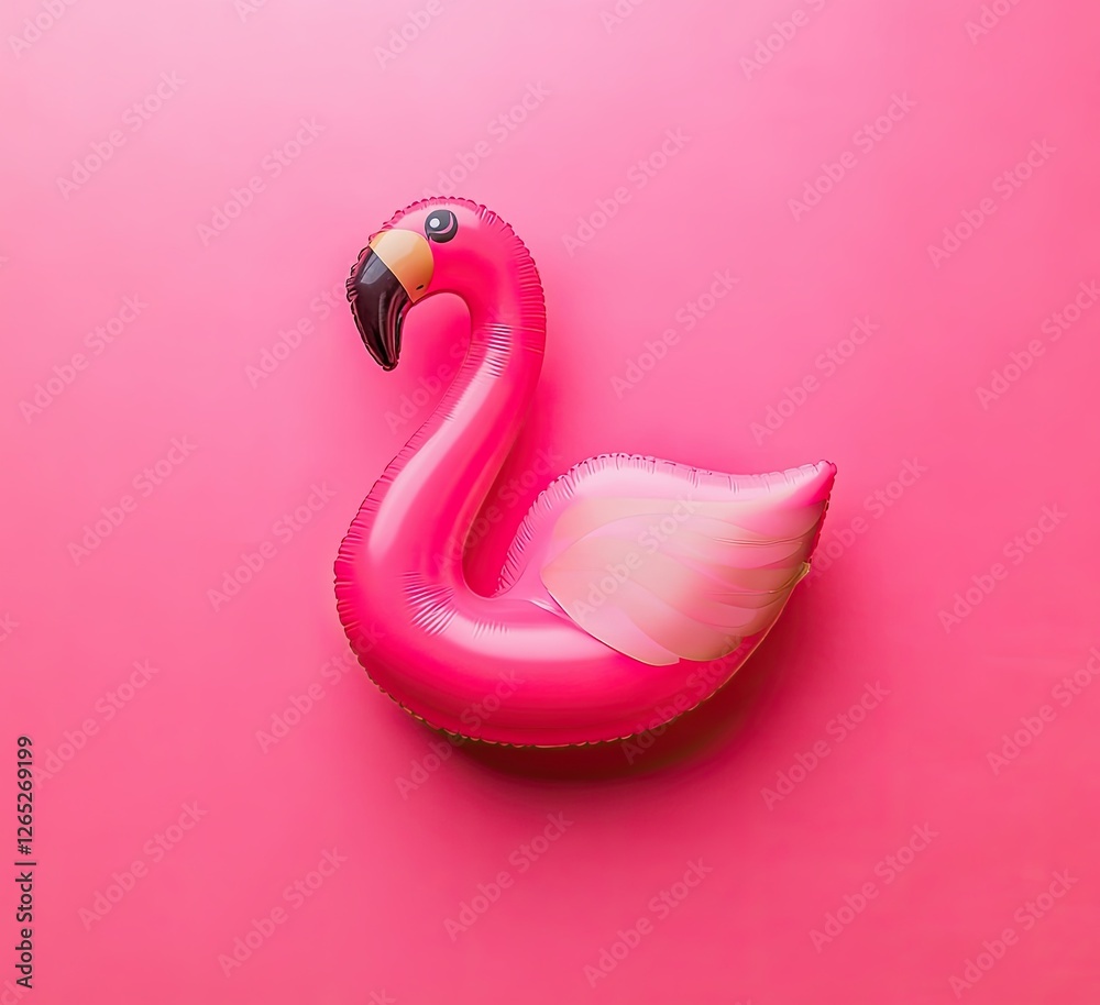 Relax on a pink flamingo pool float this summer at the beach Relax on a pink flamingo pool float this summer at the beach