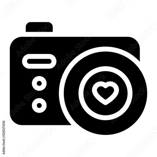 camera glyph icon