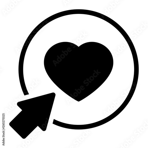 dating app android glyph icon