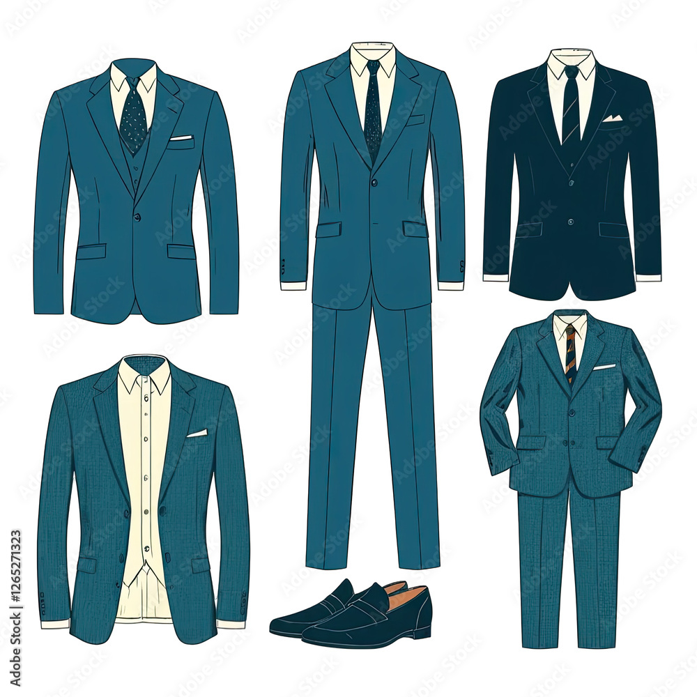 set of business men
set of business men