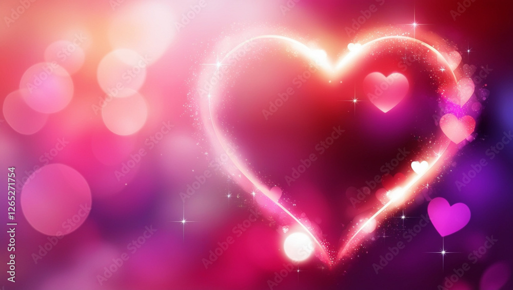 abstract background with hearts abstract background with hearts